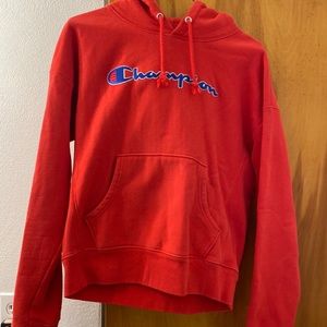 Womens Champion hooded sweatshirt